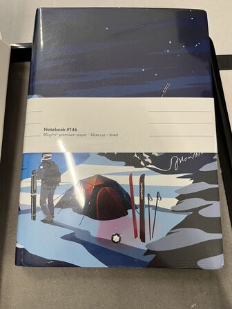 4 stk. notesbog MONTBLANC Fine Stationery Scenic 2.0 MB133180