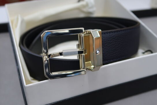 Læderbælte MONTBLANC 35mm. MB199099