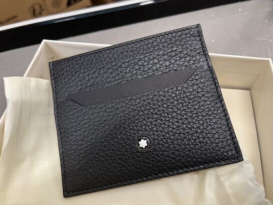 Kortholder MONTBLANC soft grain 6cc black MB199441