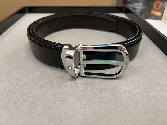 Læderbælte MONTBLANC 30mm. MB114412