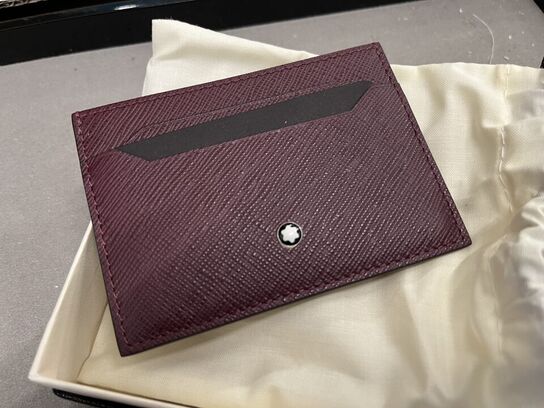 Kortholder MONTBLANC Sartorial 5 cc cassis MB 199375