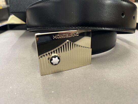 Læderbælte MONTBLANC 35mm. MB199095