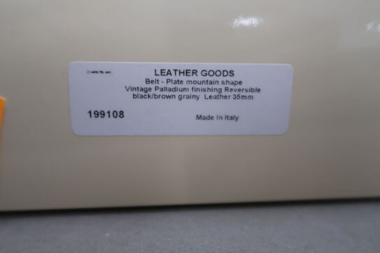 Læderbælte MONTBLANC 35mm. MB199108