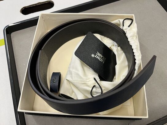 Læderbælte (Uden spænde) MONTBLANC 35mm MB198677