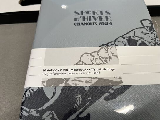 4 stk. notesbog MONTBLANC #146 Olympic Heritage Chamonix MB132988