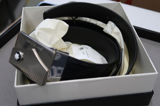 Læderbælte MONTBLANC 35mm. MB199092