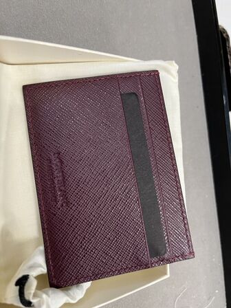 Kortholder MONTBLANC Sartorial 5 cc cassis MB 199375