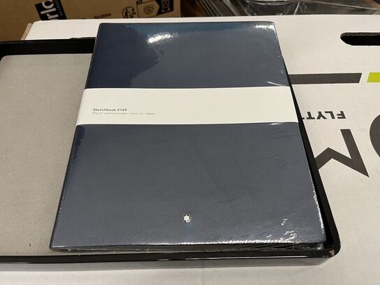 4 stk. skitsebøger MONTBLANC Fine Stationery Indigo MB116930