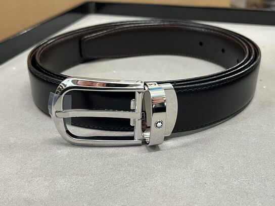 Læderbælte MONTBLANC 30mm. MB114412