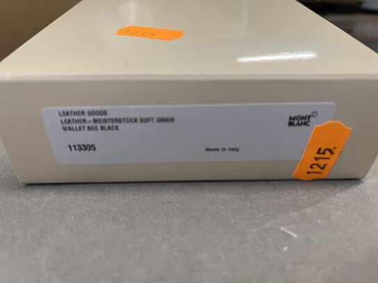 Pung MONTBLANC Meisterstuck Soft grain 6cc black MB113305