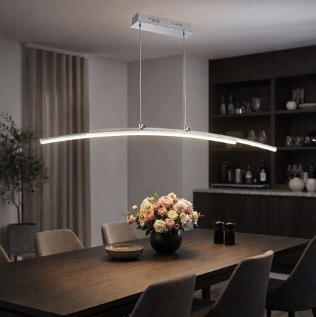 2 stk. eglo pertini led pendel krom 96 cm(ubrugt)