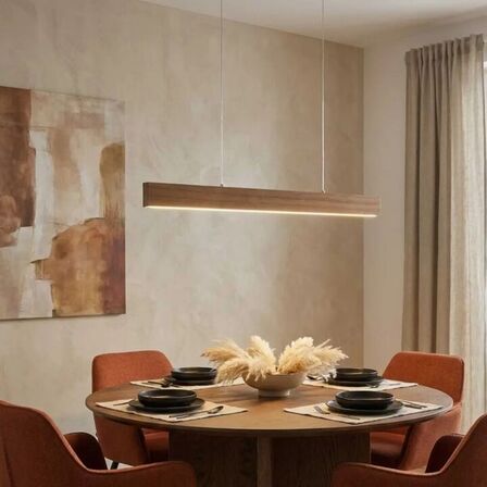 2 stk. eglo climene led langbords pendel træ 94,5 cm(ubrugt)