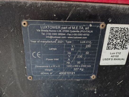 Lystårn  LUXTOWER  Lux C12 (1 stk.)