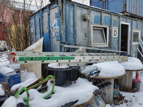 Container med indhold. 