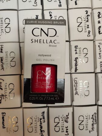 130 stk. CND Shellac og Vinylux, assorterede