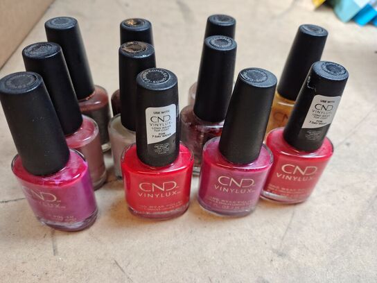 130 stk. CND Shellac og Vinylux, assorterede