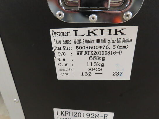 1 stk. Fresnel lamper i Flightcase - DESISTI LEONARDO 2kW