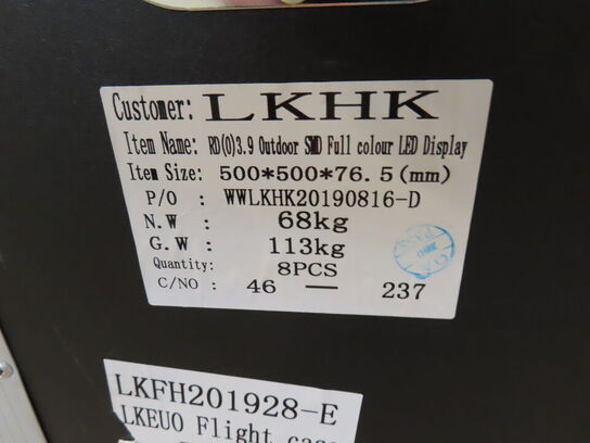 2 stk. Fresnel lamper i Flightcase - DESISTI LEONARDO 2kW