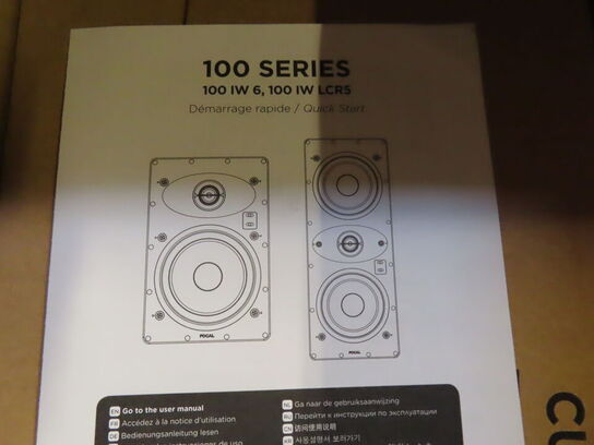 3 stk. Instlationshøjtalere - FOCAL