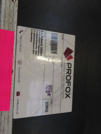 2 stk. teaterlamper i Flightcase og 2 stk. i taske