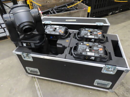 4 stk. Movingheads i flightcase - MARTIN MAC 350 ENTOUR