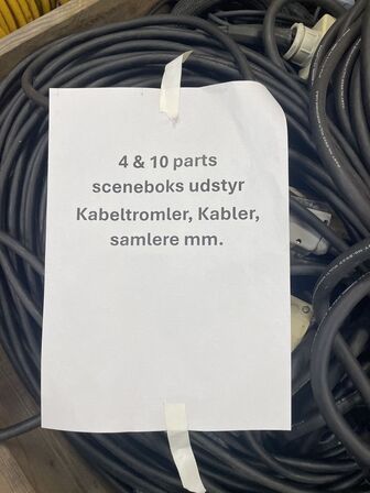 Palleramme med kabler