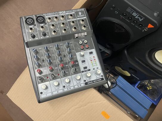 Mixere, højtalere mv.