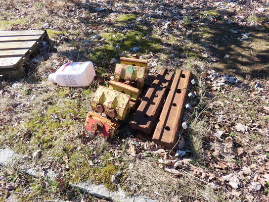 Alle løse materialer på pladsen