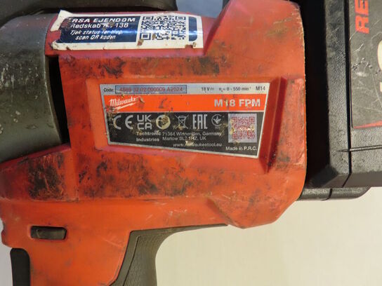 Røreværk, MILWAUKEE M18 FPM
