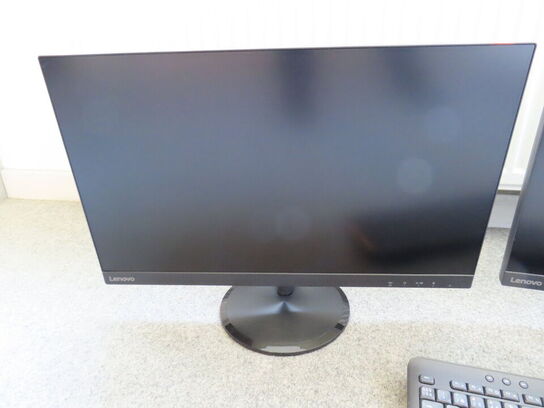 2 stk. 27" monitorer, LENOVO D27-30 m. tastatur og dockingstation