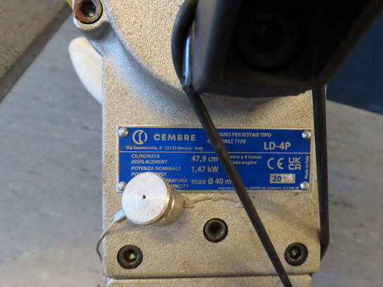 Skinneboremaskine, CEMBRE LD-4P i stålkasse