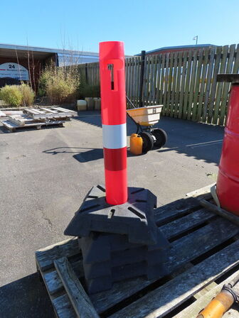 Alle løse materialer på pladsen