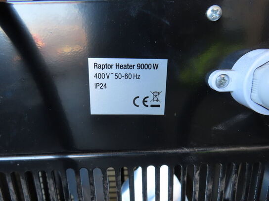 Varmeblæser, RAPTOR HEATER 9000W