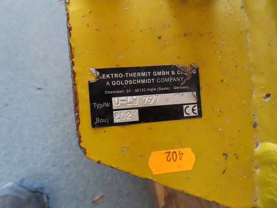 Hydraulisk skinnesvejsetrimmer, Elektro-Thermit U-LW 797
