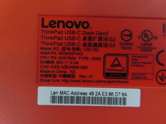 Dockingstation LENOVO