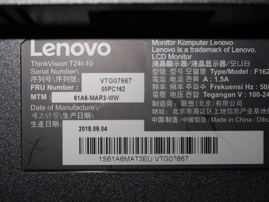 PC Skærm LENOVO THINKVISION T24i-10