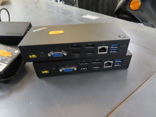 2 stk. Dockingstationer LENOVO