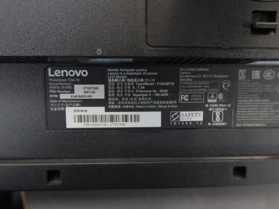 PC Skærm LENOVO THINKVISION T24i-10