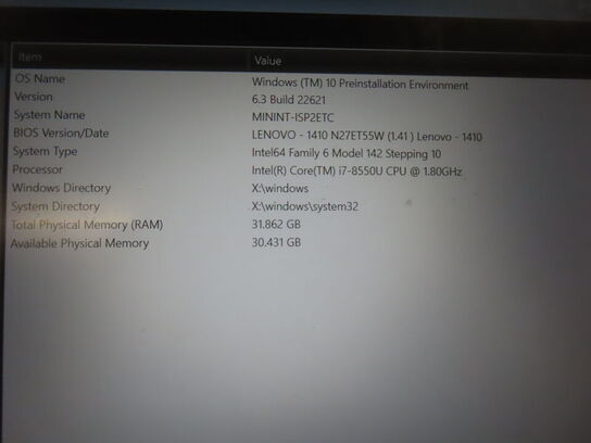 LENOVO THINKPAD P52s