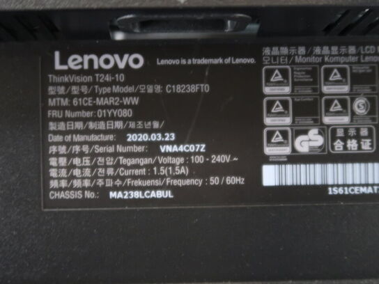 PC Skærm LENOVO THINKVISION T24i-10