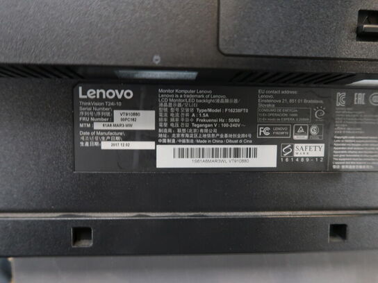 PC Skærm LENOVO THINKVISION T24i-10