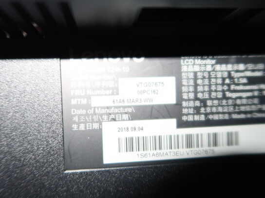 PC Skærm LENOVO THINKVISION T24i-10