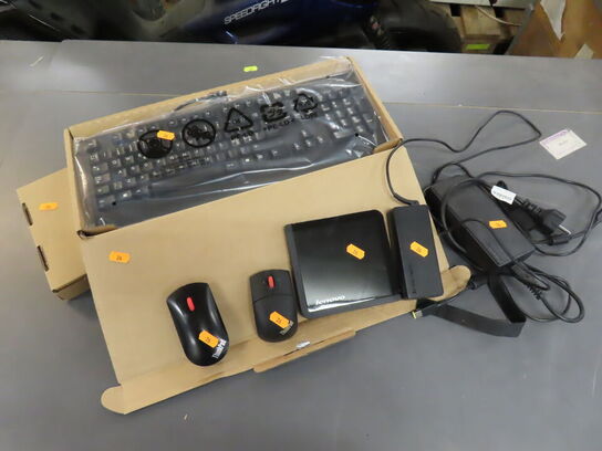 Blandede LENOVO produkter, Mus, ekstern CD Drive, Nye tasteturer