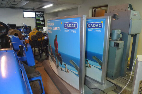 Stort reklamelysskilt ca. 160xH113xD30cm 230V