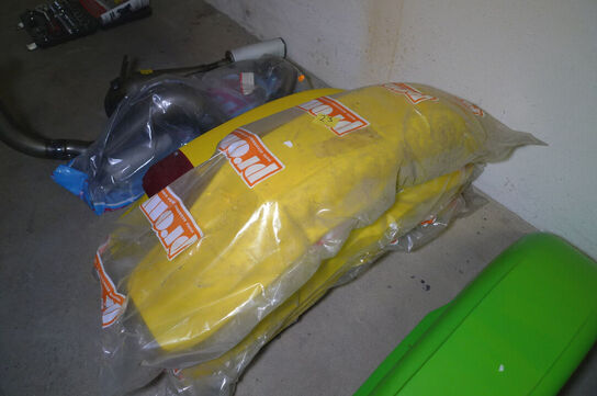 5 stk. gule cross-bagskærme m/lygte