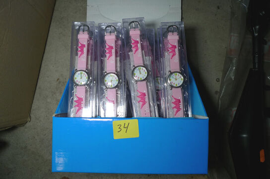 24 stk. børnearmbåndsure i display