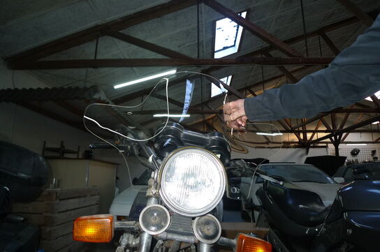 2 stk. universal vindskærme til MC m.m.