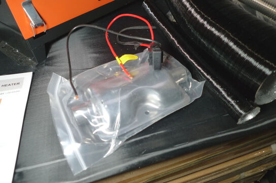 Oliefyr, Vevor 12V, Diesel m/fjernbetjening, udstødning m.m.