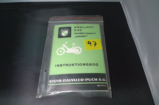 Original manual på dansk t/PUCH Maxi