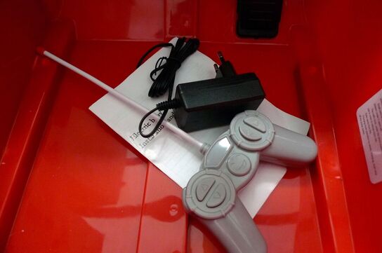 Elektrisk legebil til små børn, rød sportsvogn